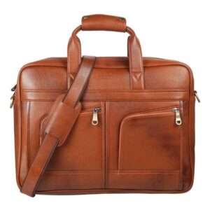 Men Tan Satchel Bag