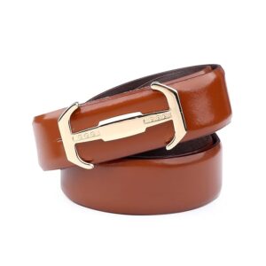 Bacca Bucci Premium Leather Formal Dress Belts with a Stylish Finish and Nickel-Free Buckle